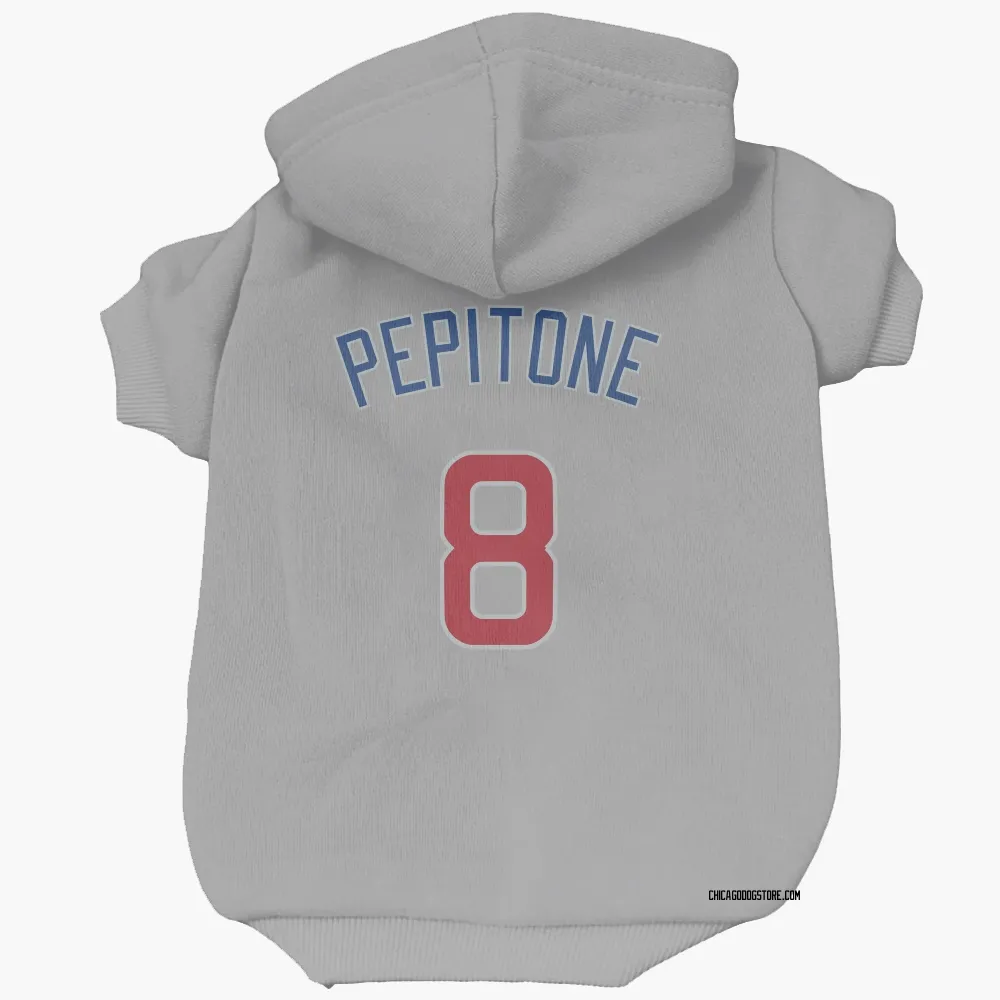 Joe Pepitone Chicago Cubs Men's Gray Roster Name & Number T-Shirt 